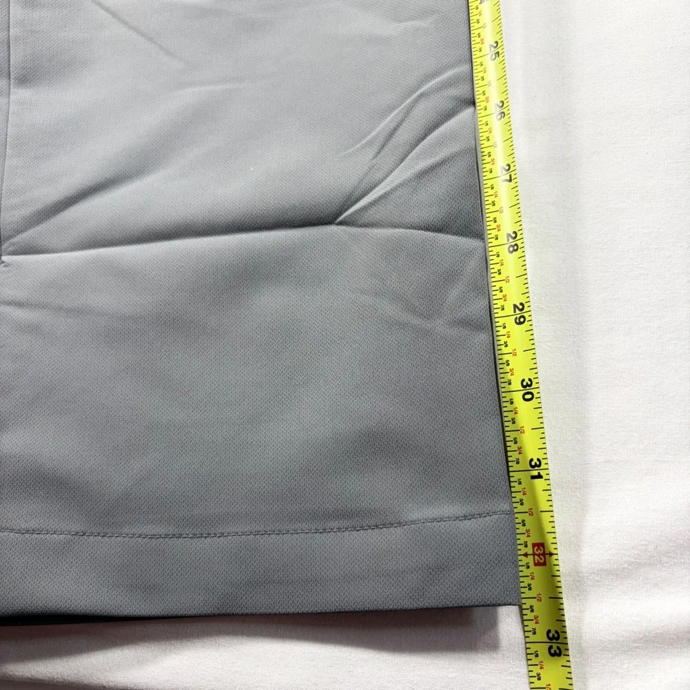 Banana Republic Mens Flat Front Pants Gray Performance Trousers 40x34